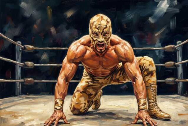 Masked-wrestlers-ready-for-battle