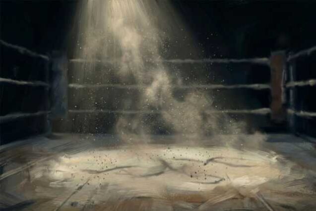 Old-pro-wrestling-tells-a-story